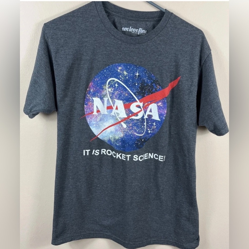 Nasa Logo Rocket Science Graphic TShirt Geek Tee. It Is Rocket Science Medium